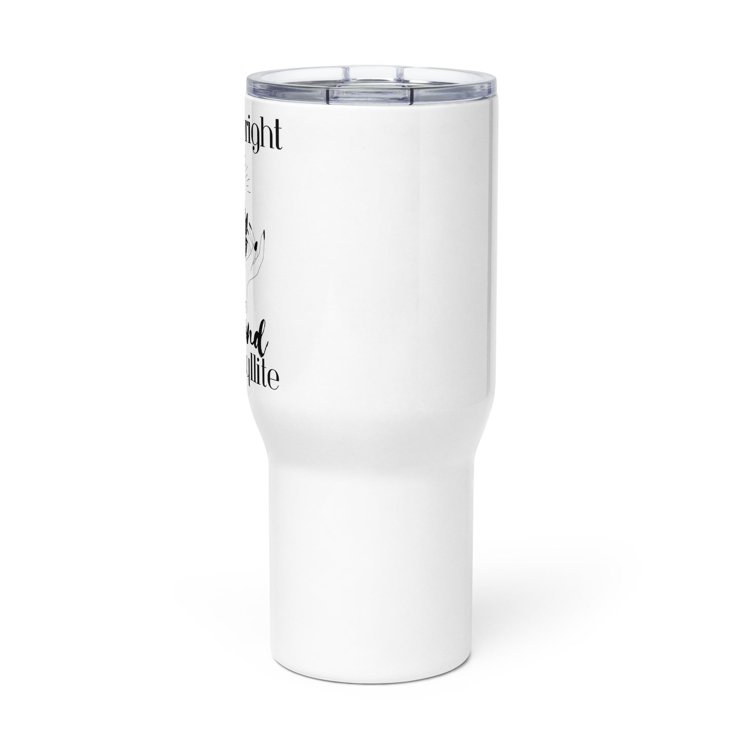 Shine Bright Like Apophyllite Travel Mug with Handle