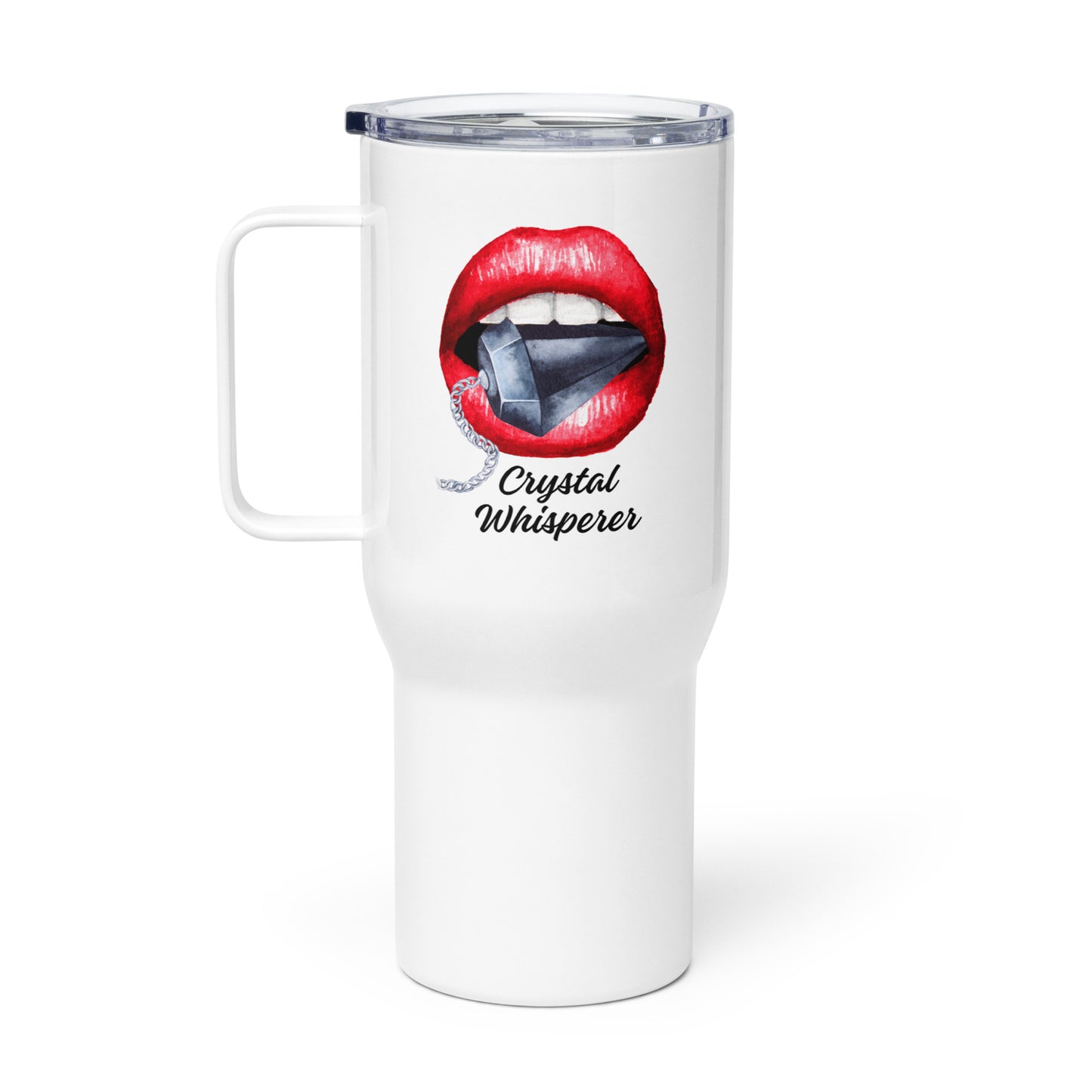 Crystal Whisperer Travel Mug With Handle