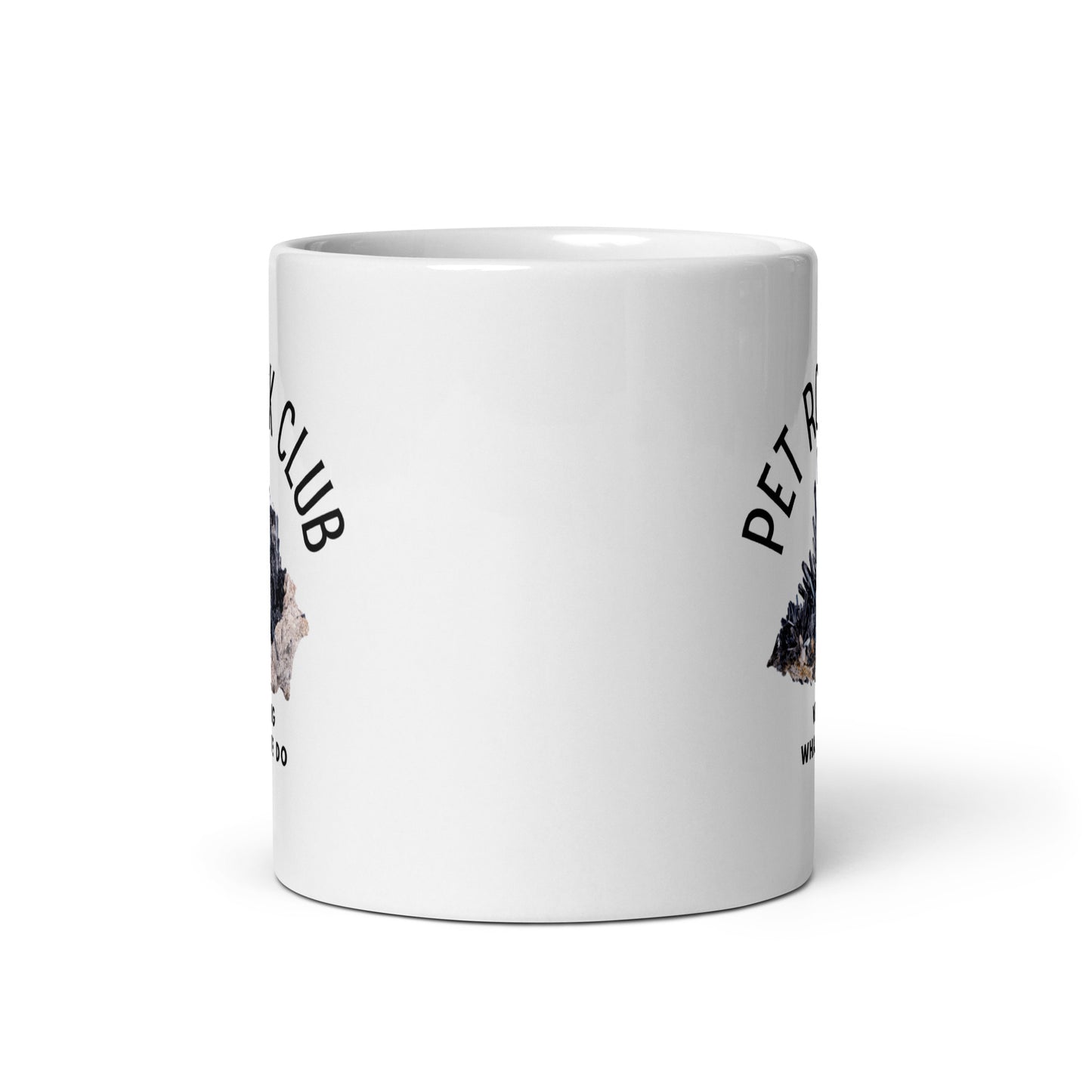 Rock Out With Your Rock Out White Glossy Mug