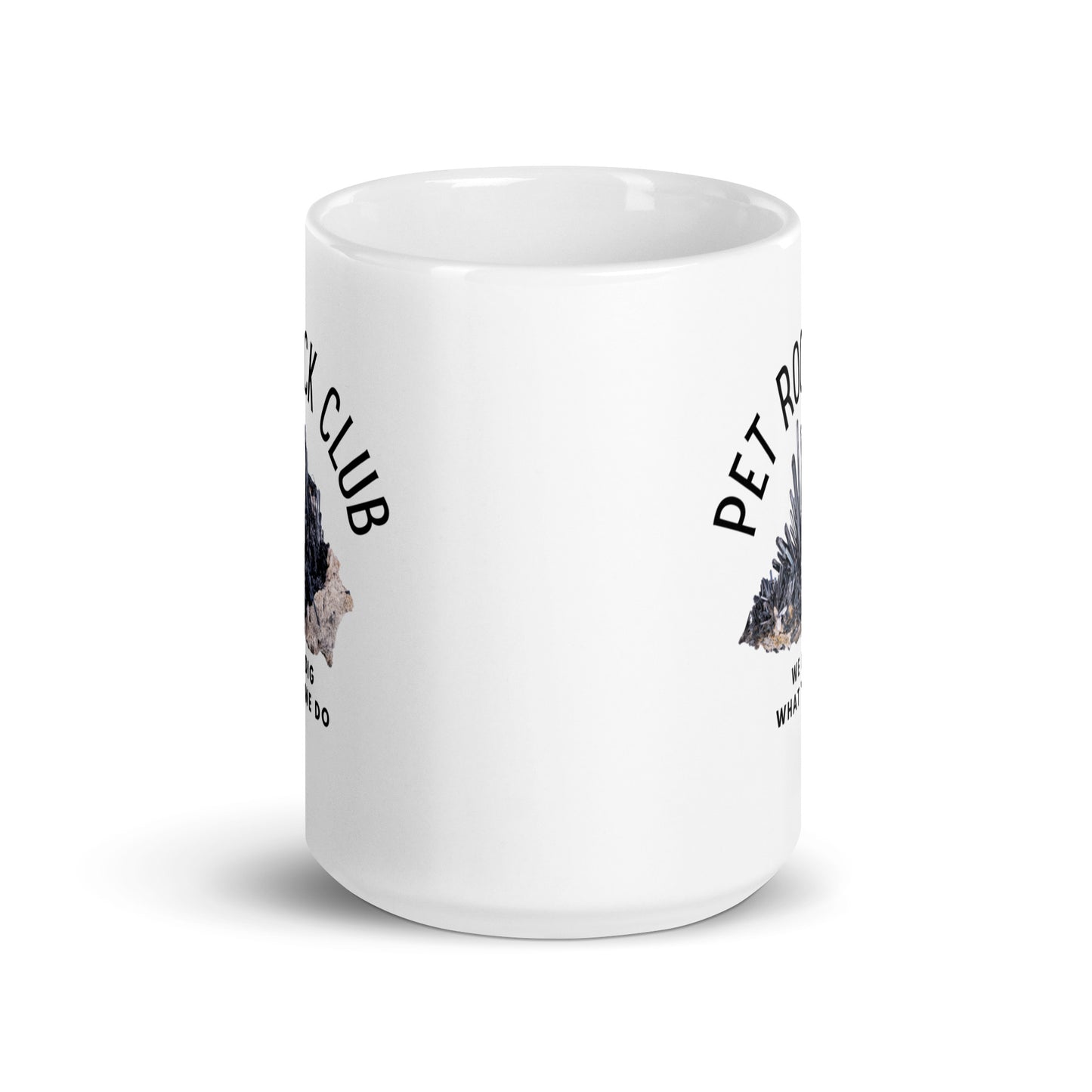 Rock Out With Your Rock Out White Glossy Mug