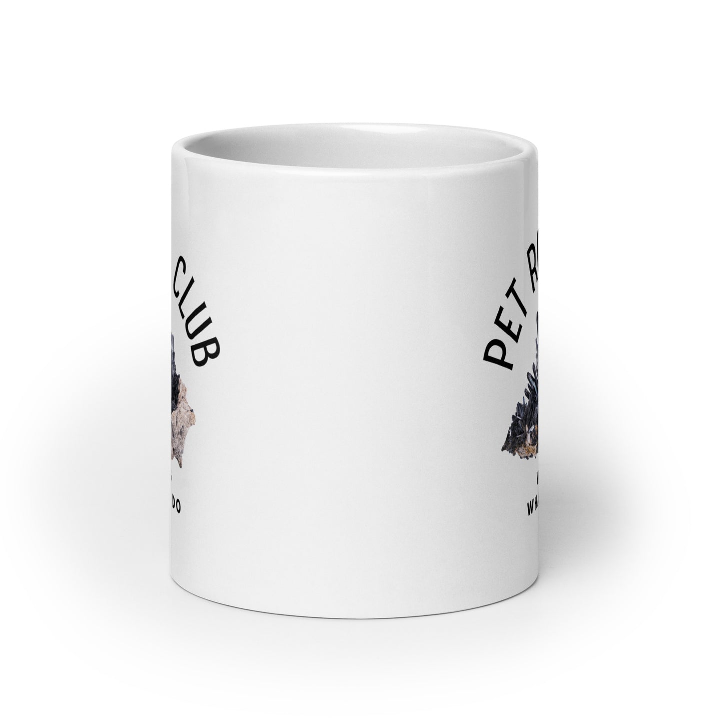 Rock Out With Your Rock Out White Glossy Mug