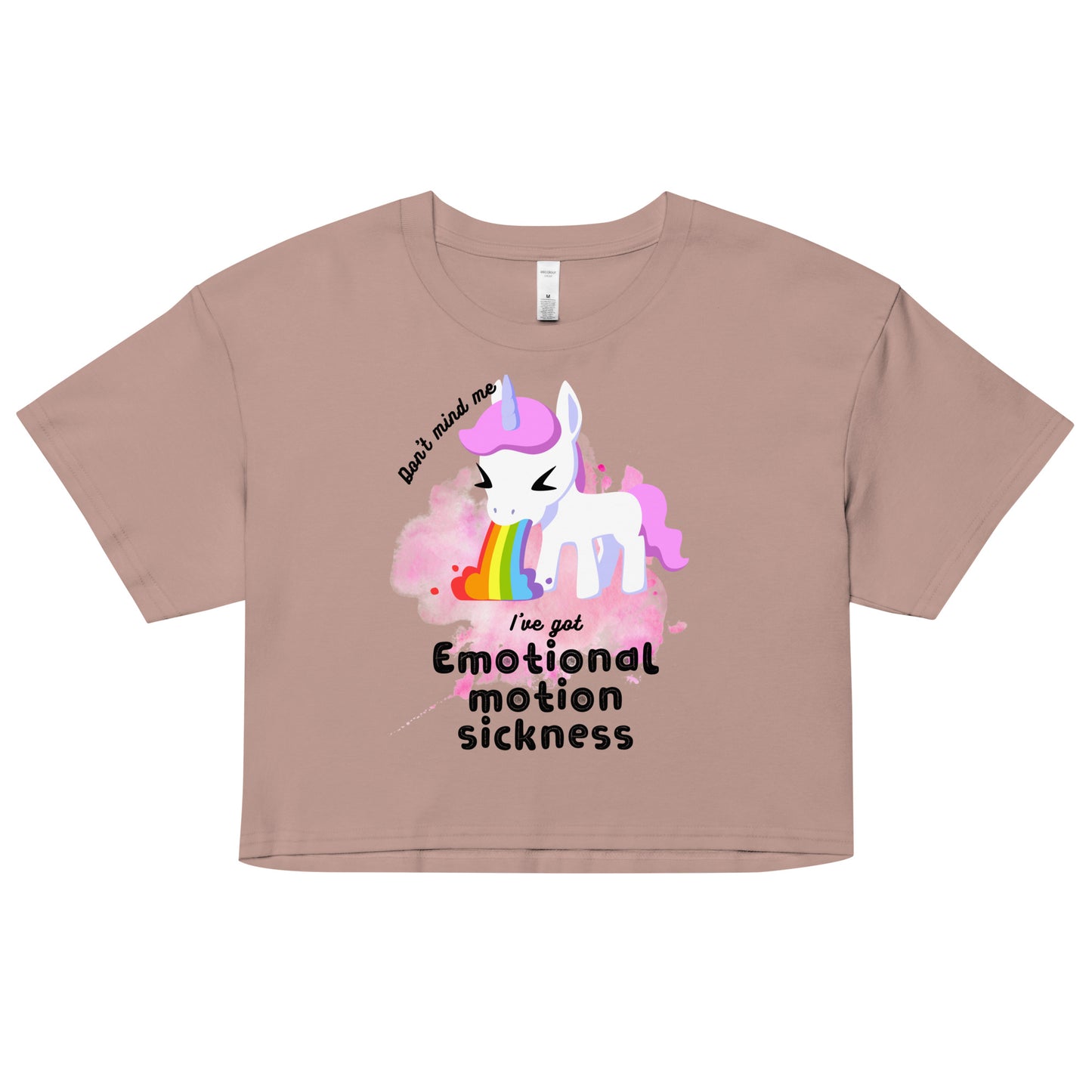 Emotional Motion Sickness Women’s Crop Top T-shirt