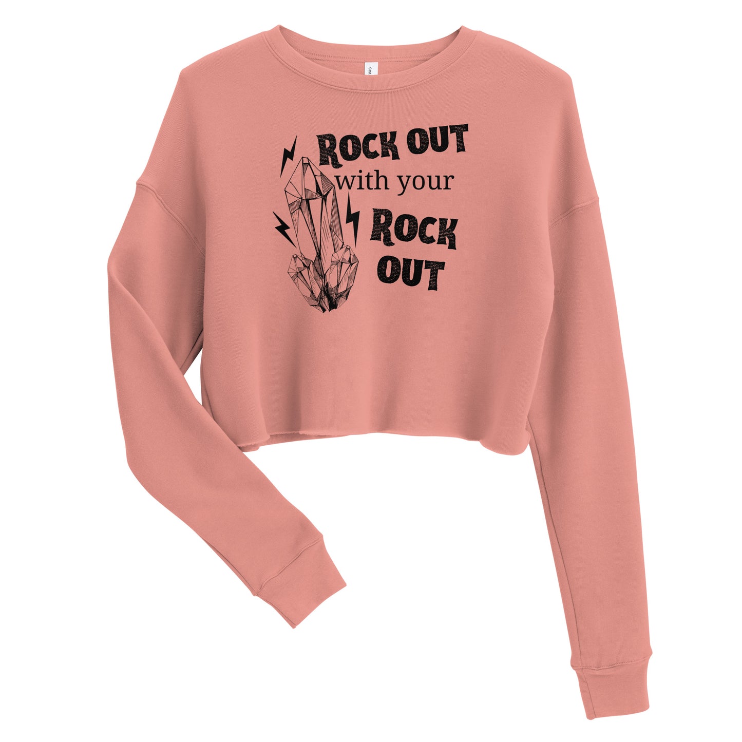 Rock out Crop Sweatshirt