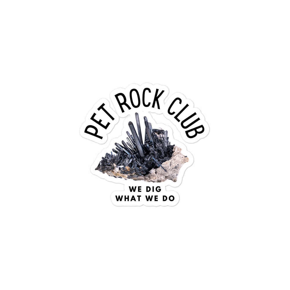 Pet Rock Club Vinyl Stickers