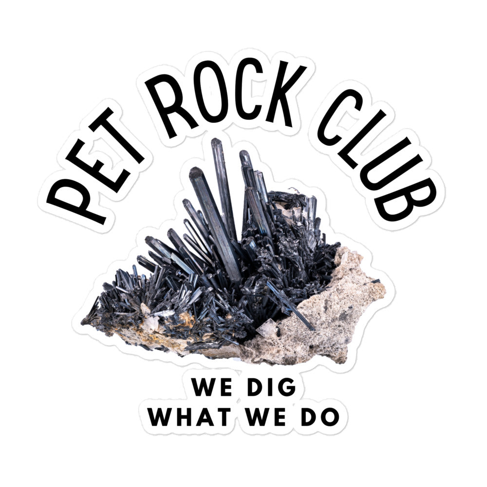 Pet Rock Club Vinyl Stickers