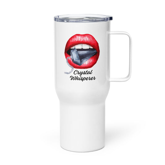 Crystal Whisperer Travel Mug With Handle