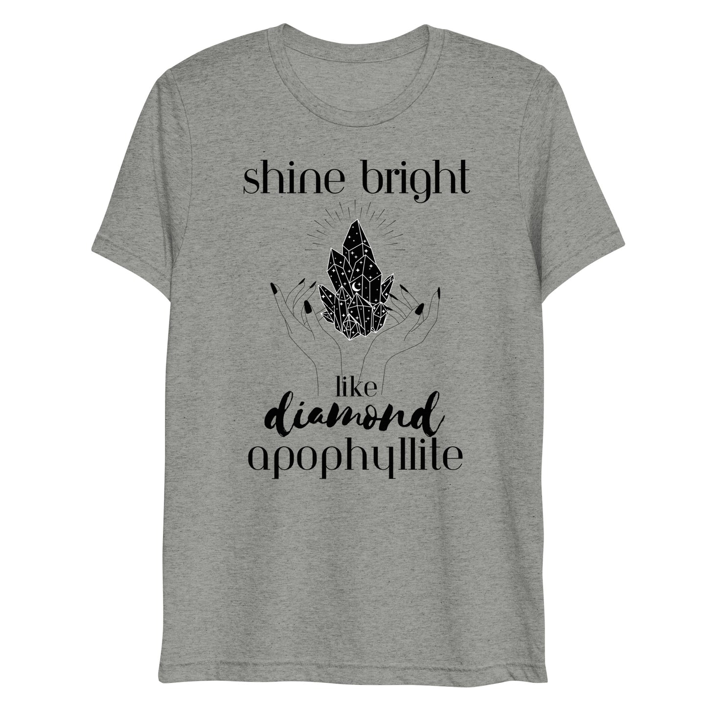 Shine Bright Like Apophyllite Short Sleeve T-shirt