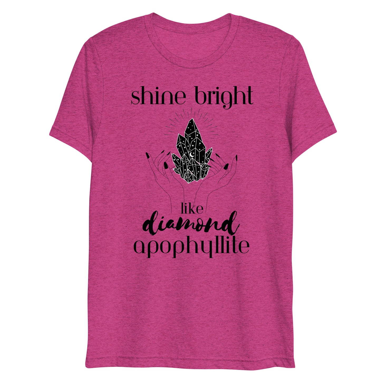 Shine Bright Like Apophyllite Short Sleeve T-shirt