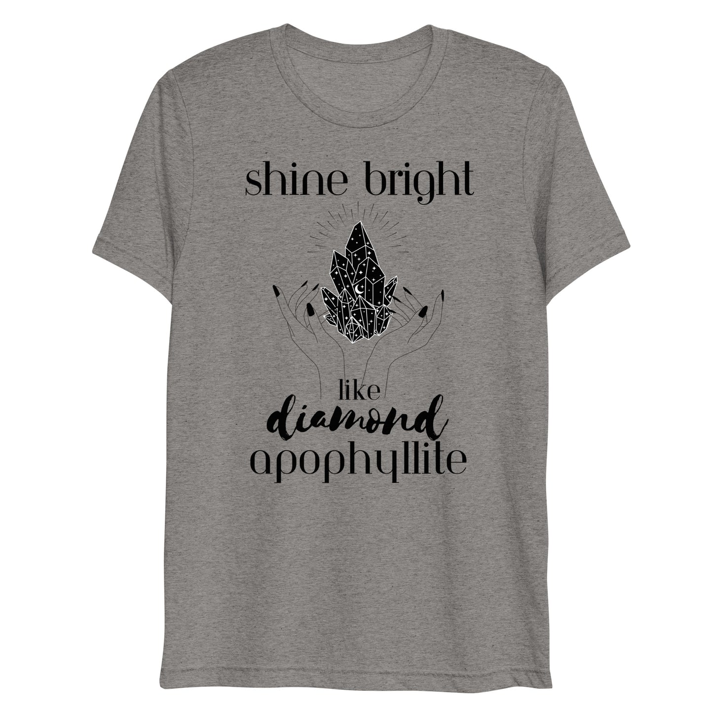 Shine Bright Like Apophyllite Short Sleeve T-shirt