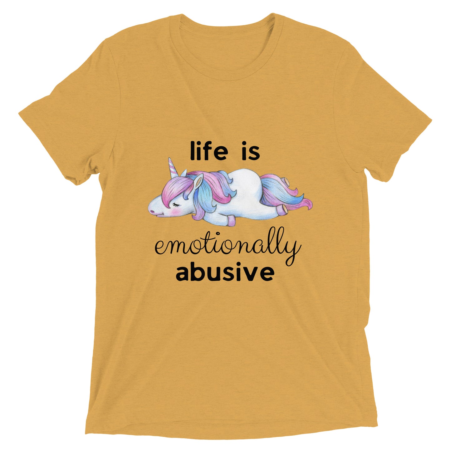 Life is Emotionally Abusive Short Sleeve T-shirt