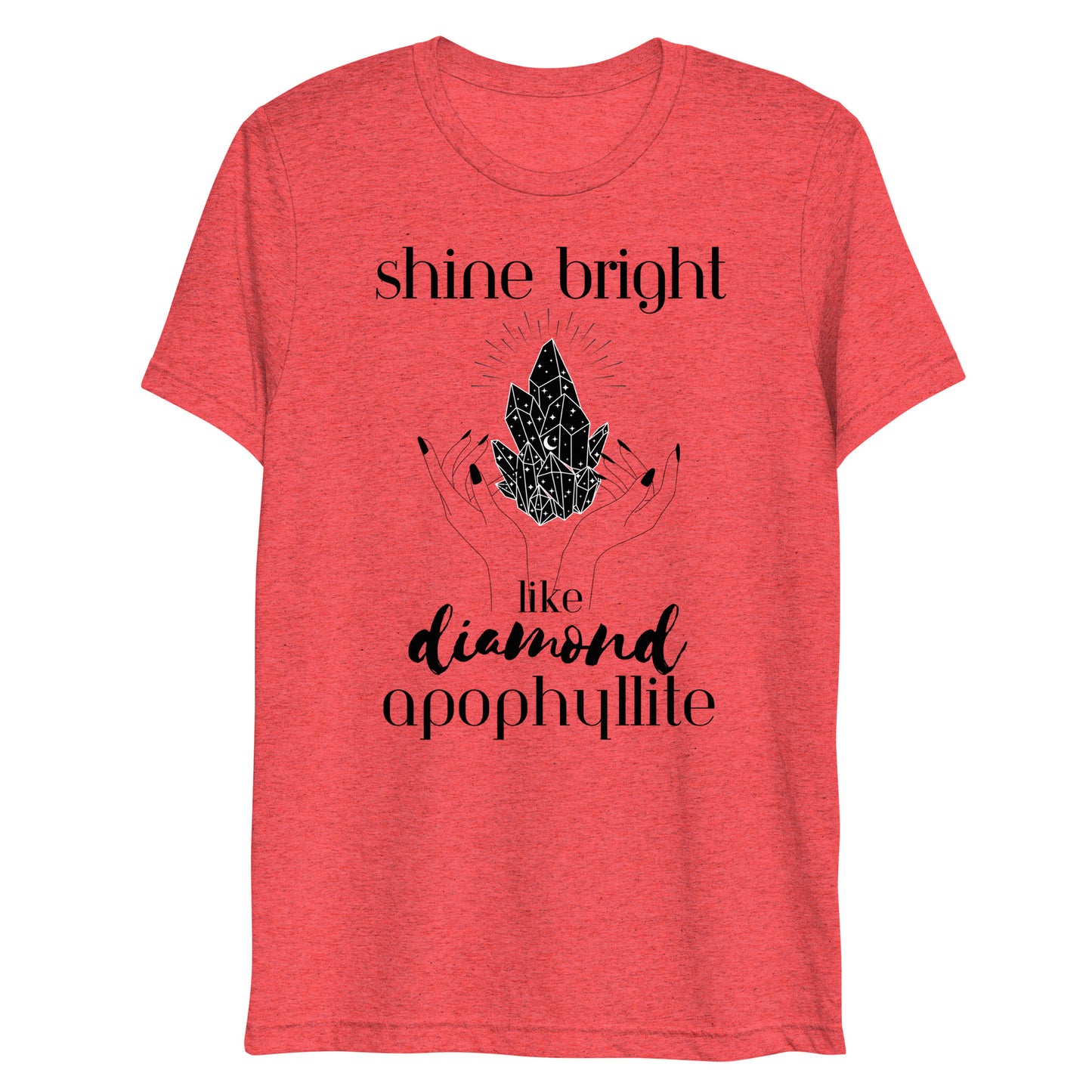 Shine Bright Like Apophyllite Short Sleeve T-shirt