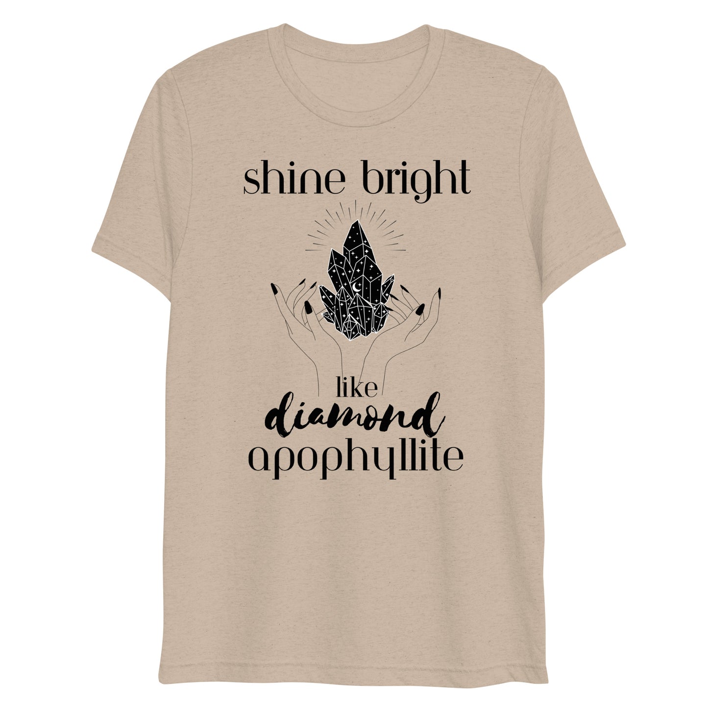 Shine Bright Like Apophyllite Short Sleeve T-shirt