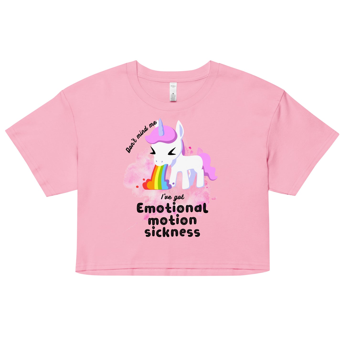 Emotional Motion Sickness Women’s Crop Top T-shirt