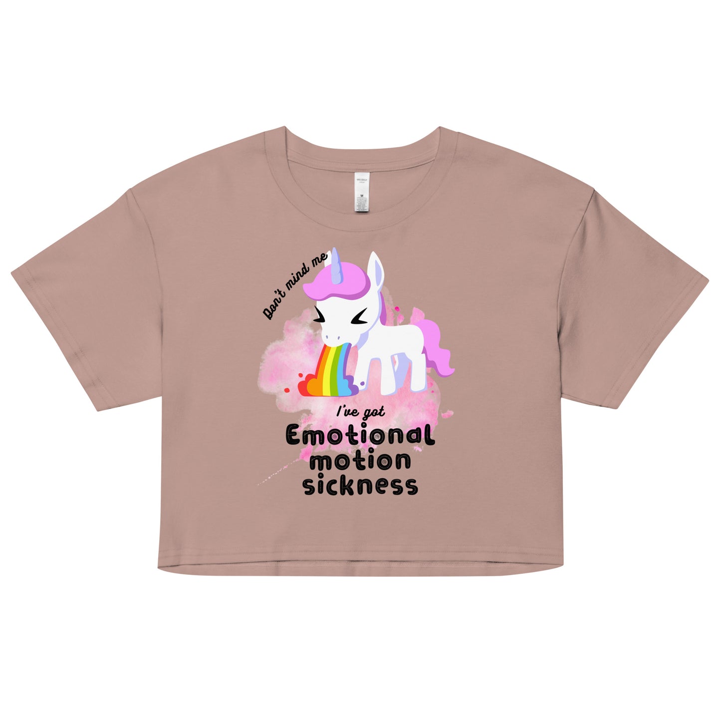 Emotional Motion Sickness Women’s Crop Top T-shirt