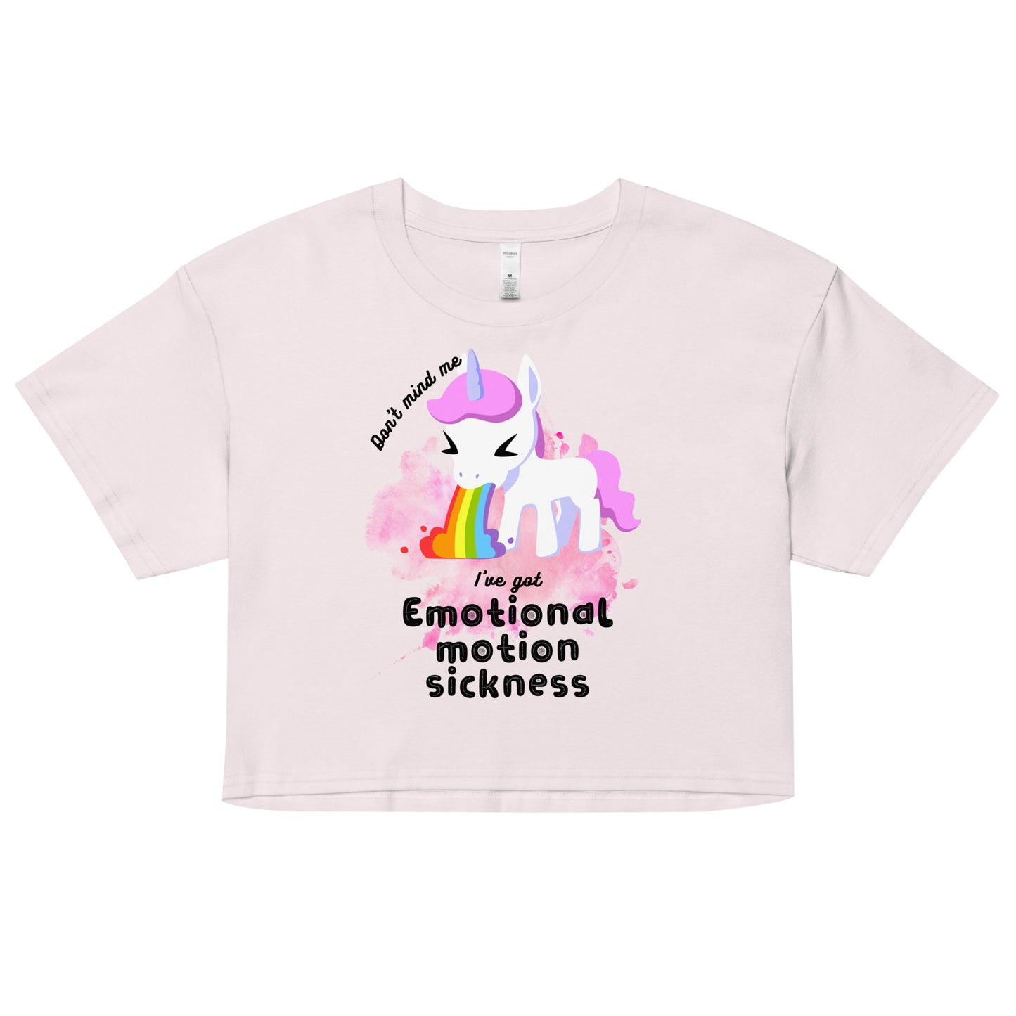 Emotional Motion Sickness Women’s Crop Top T-shirt