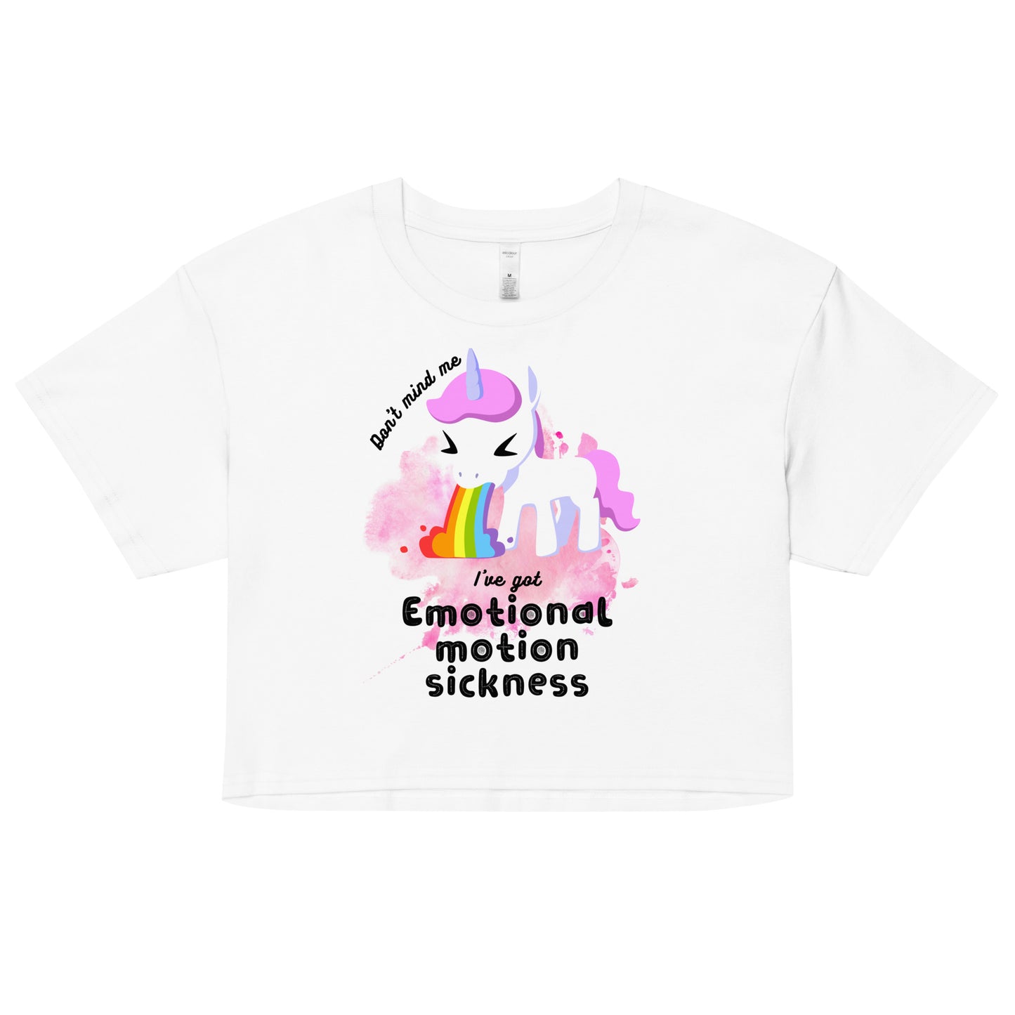 Emotional Motion Sickness Women’s Crop Top T-shirt