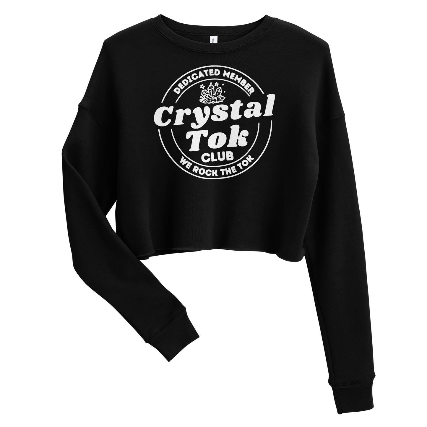 Crystal Tok Club Crop Sweatshirt