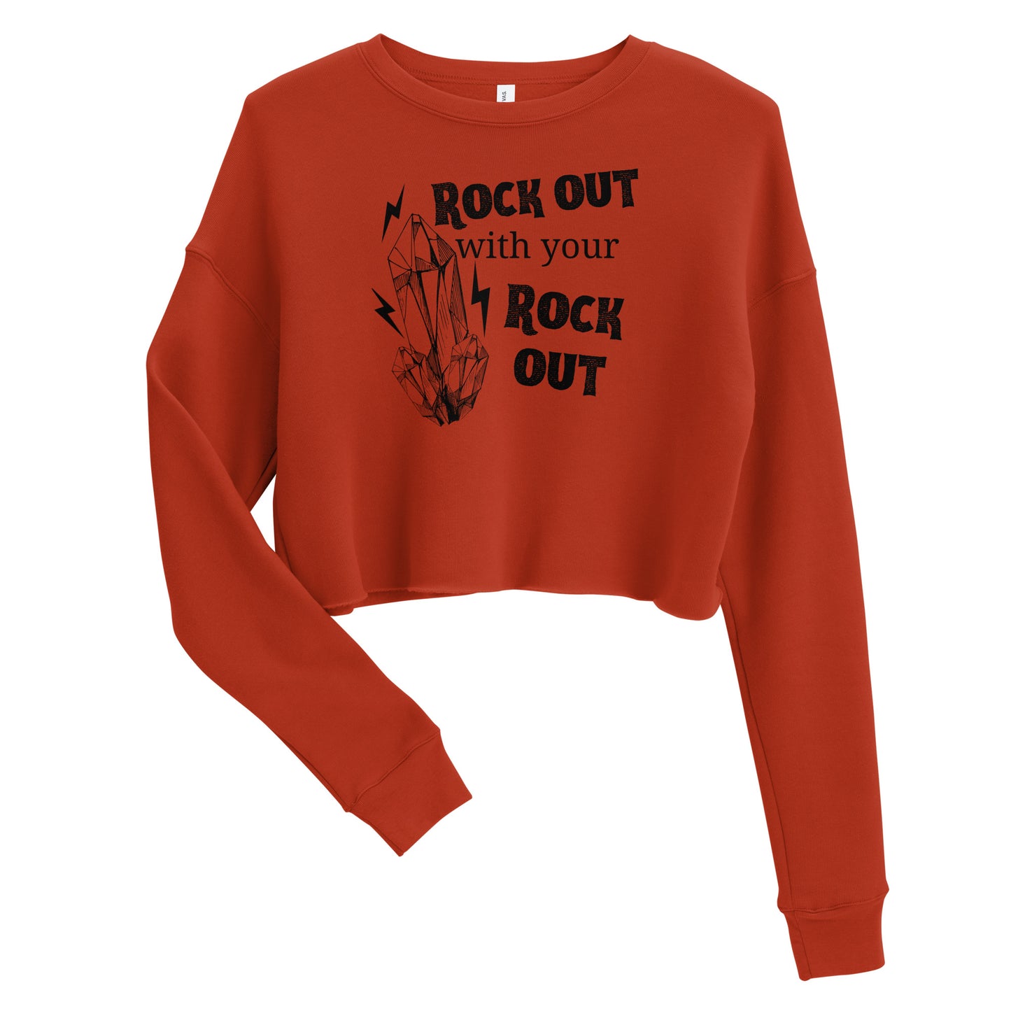 Rock out Crop Sweatshirt