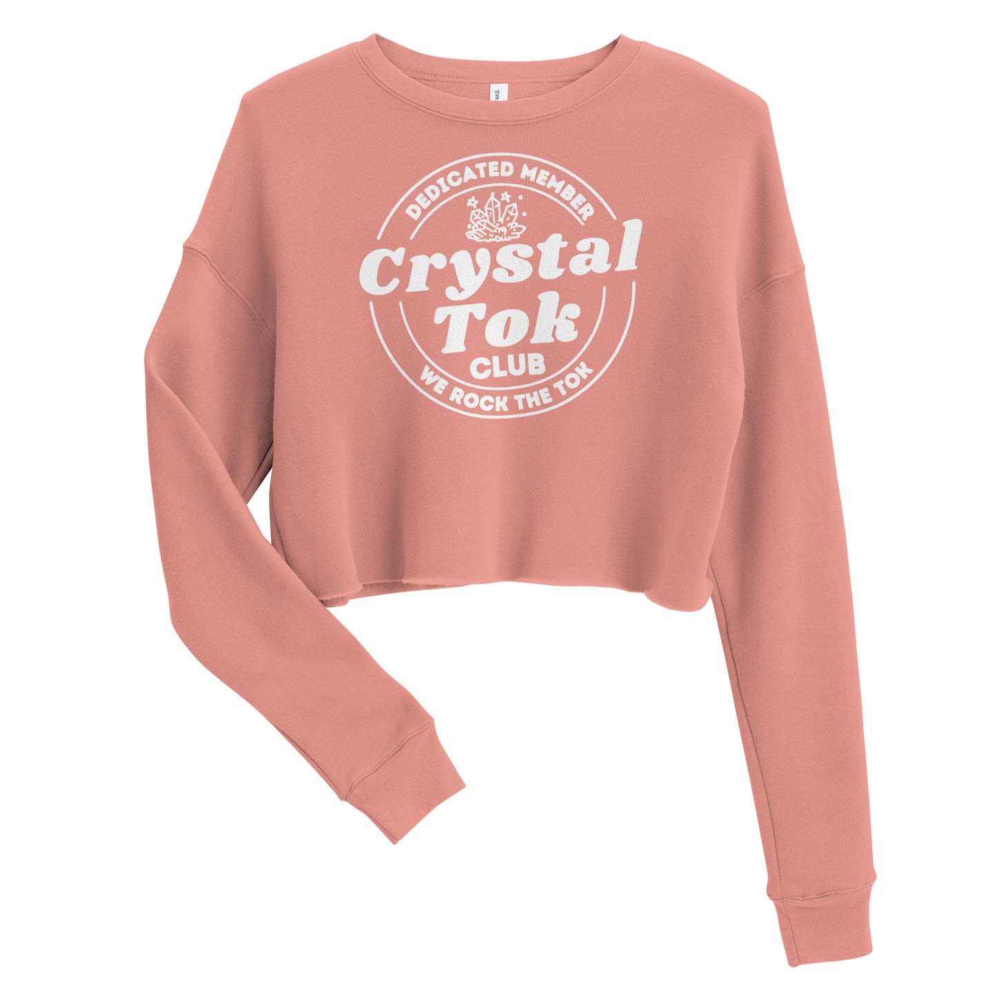 Crystal Tok Club Crop Sweatshirt